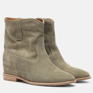 Etoile Isabel Marant Crisi suede western booties sz 38 / 8